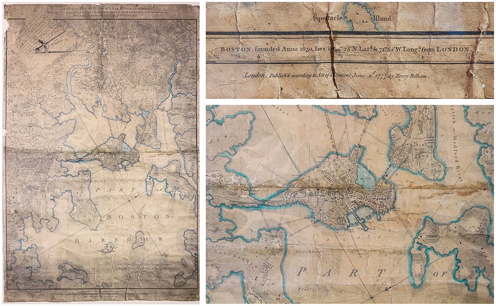 Art Appraiser - Revolutionary War Map of Boston