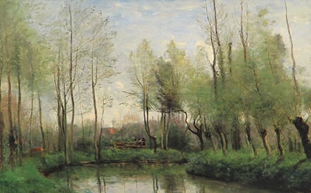 Ventura Art Appraisers - appraisal of Voisinlieu, Dans le Parc by Jean-Baptiste-Camille Corot